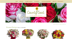 Desktop Screenshot of countyseatflorist.com